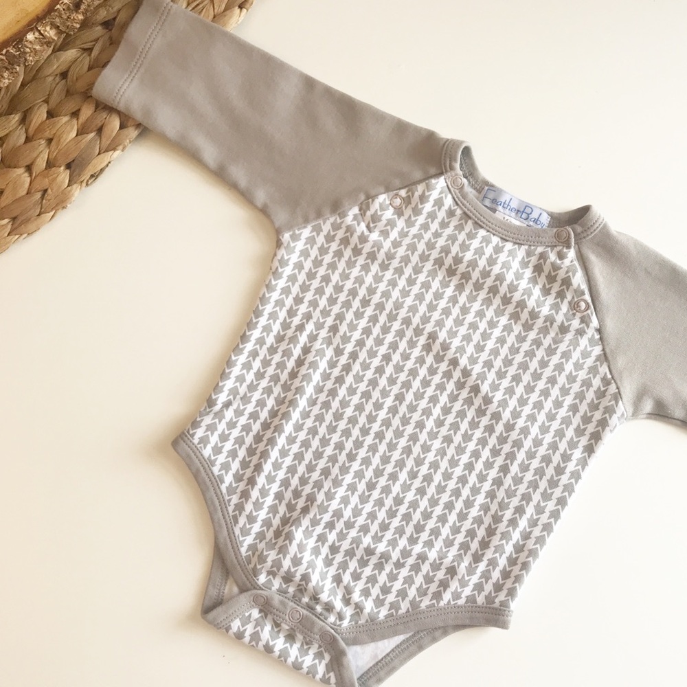 ☁️Organic Pima Cotton Feather Baby Onesie☁️